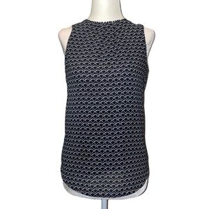 H&M | Sleeveless Navy Shell Top | 4